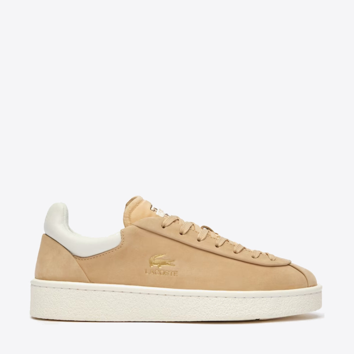 LACOSTE Baseshot Premium Light Brown/White - Image 1