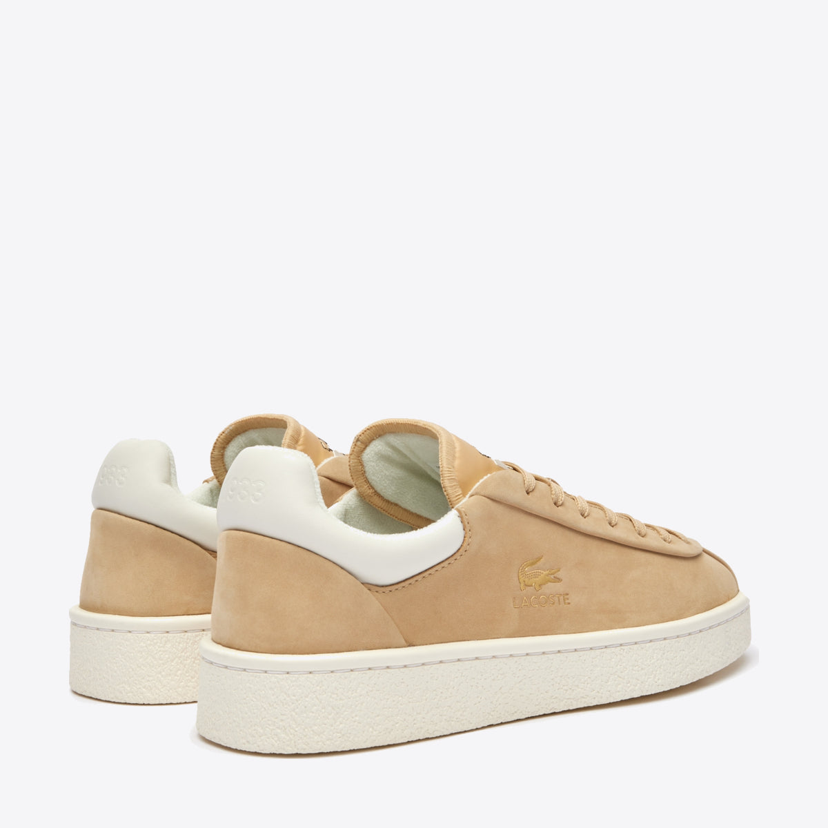 LACOSTE Baseshot Premium Light Brown/White - Image 3