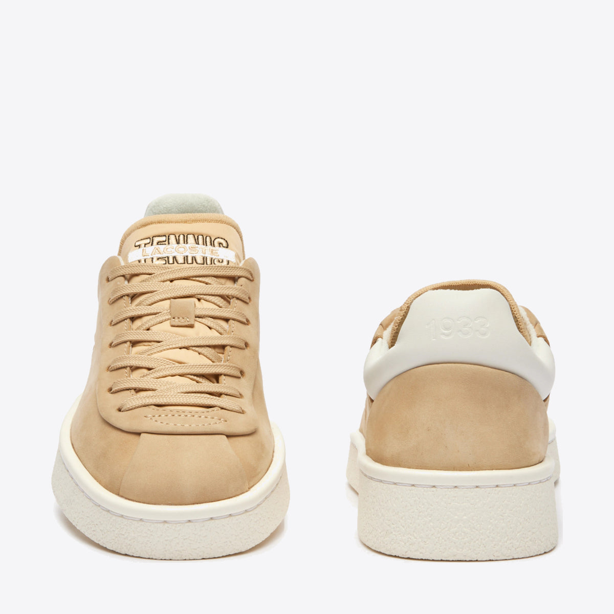 LACOSTE Baseshot Premium Light Brown/White - Image 5